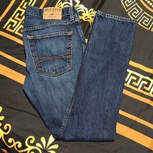 Hollister Men's Dark Blue Slim Jeans